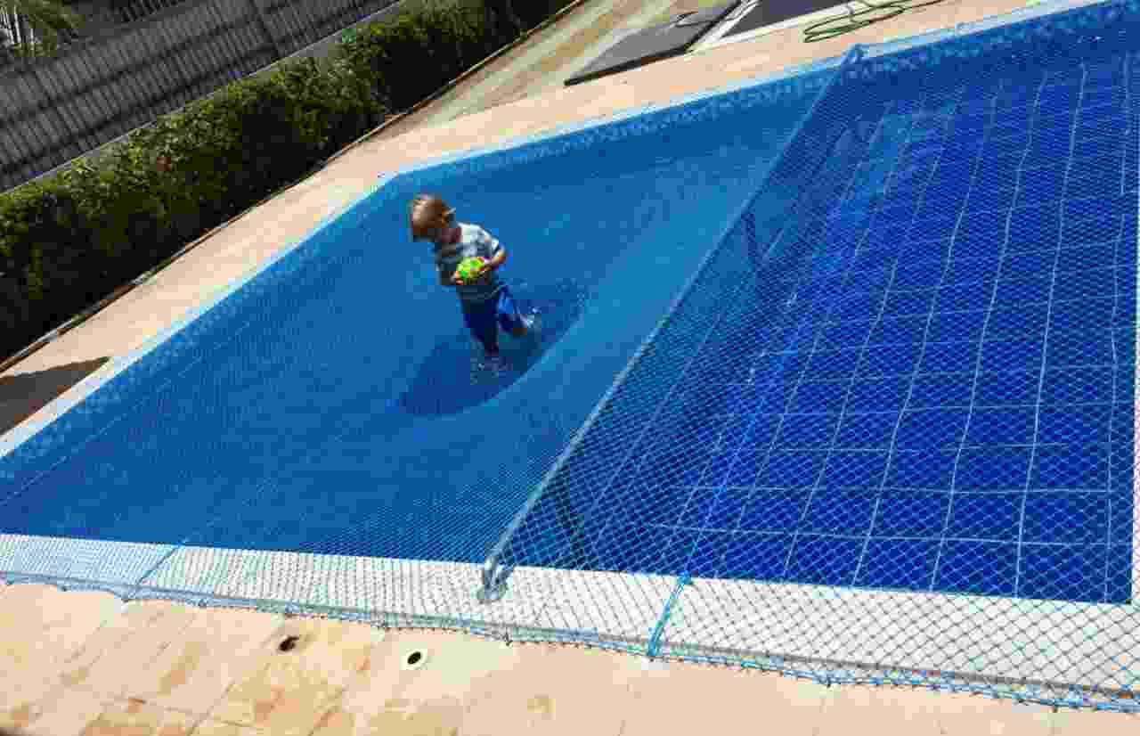 Redes de proteção para piscinas